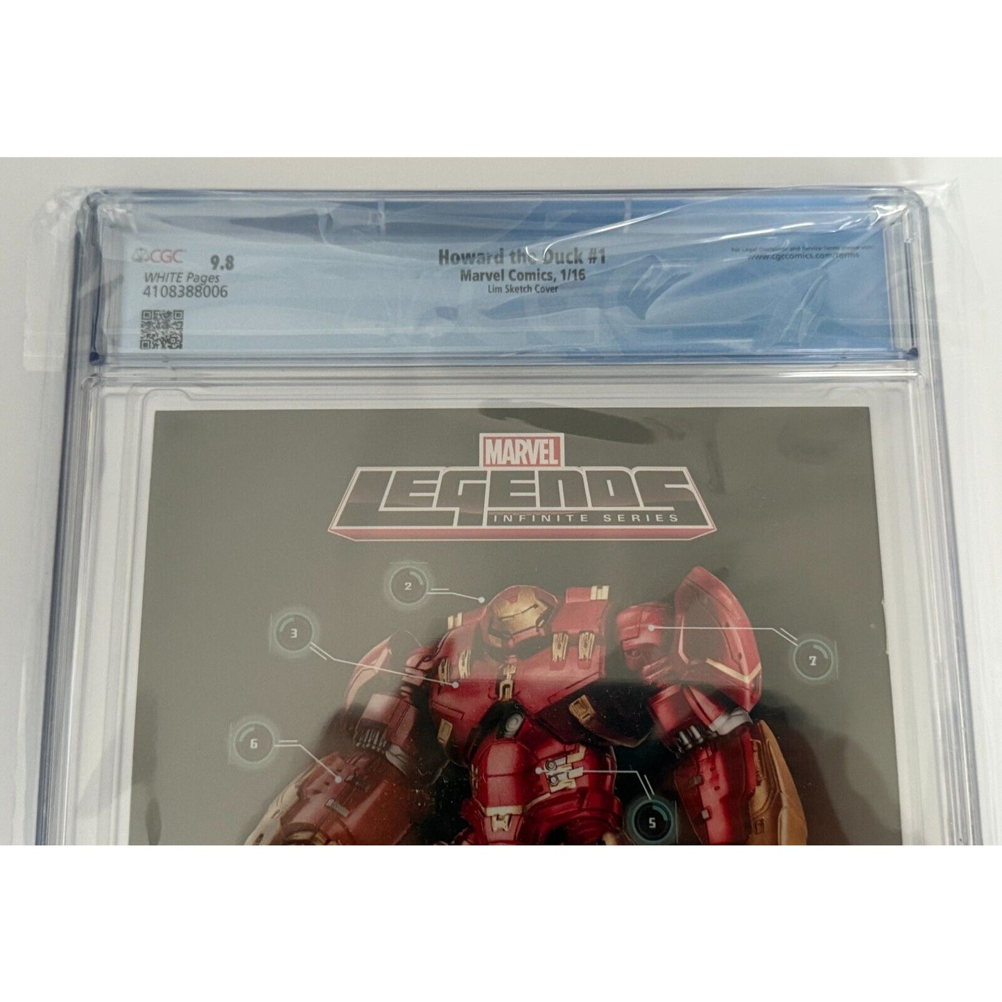 Howard the Duck #1 CGC 9.8 1st Gwenpool – Ron Lim 2nd Print Sketch Cover 1:25