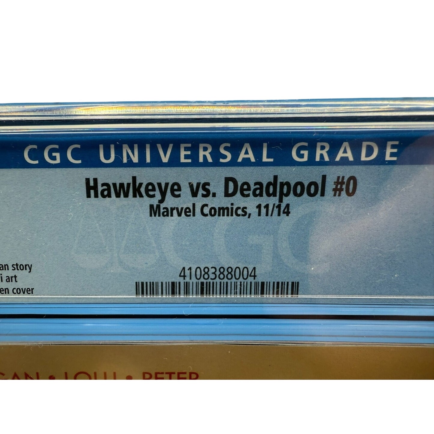 Hawkeye vs. Deadpool #0 - CGC 9.8 - Cameo Spider-Gwen & Jane Foster Thor 1st prt